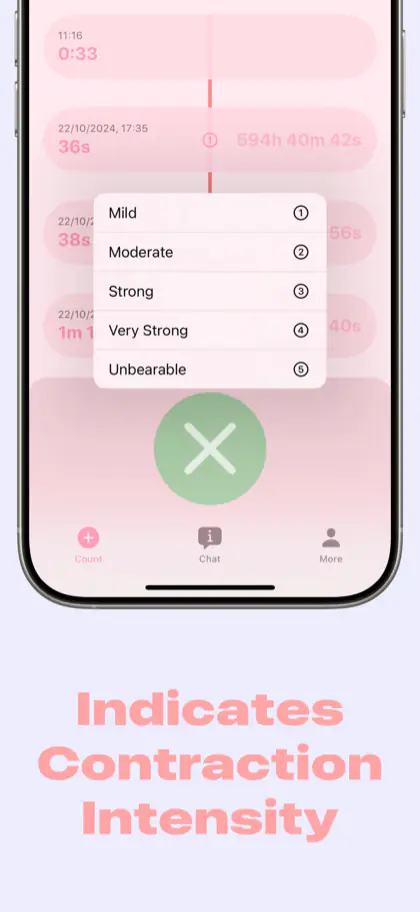Contraction Counter screenshot 2
