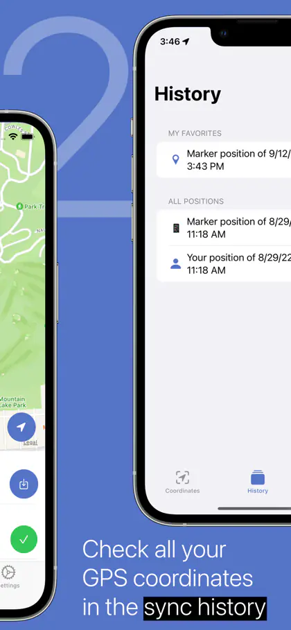 GPS Coordinates screenshot 2