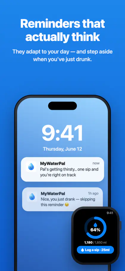 MyWaterPal screenshot 2