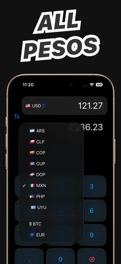 Pesos to Dollars screenshot 3