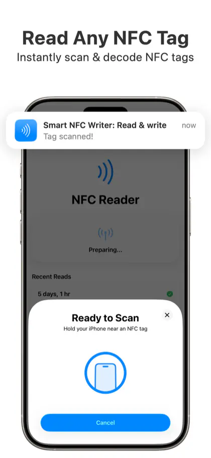 Smart NFC Writer screenshot 1