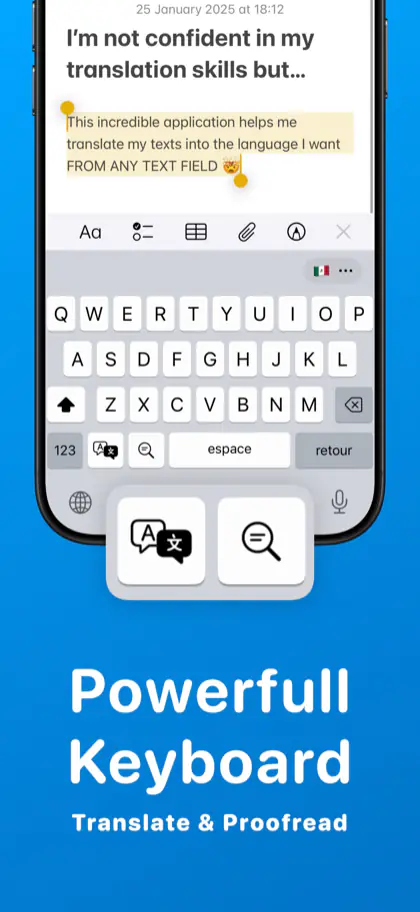 Translator Keyboard screenshot 1